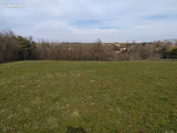 Terrain sur zone constructible 1122m2