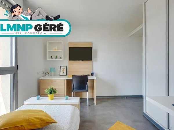Studio étudiant - investissement LMNP géré - idéal investisseur