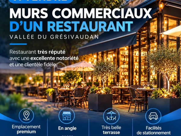 Fonds de commerce 4 pièces 160 m²
