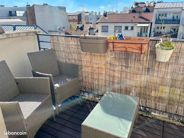 Appartement meublé 65m2 calme et lumineux - Clichy centre
