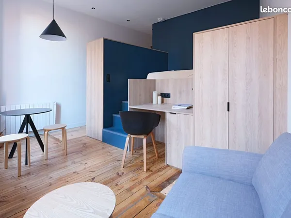 Studio 1 pièce 24 m²