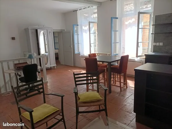 Duplex soigné 51 M2 location meublée centre historique Montauban