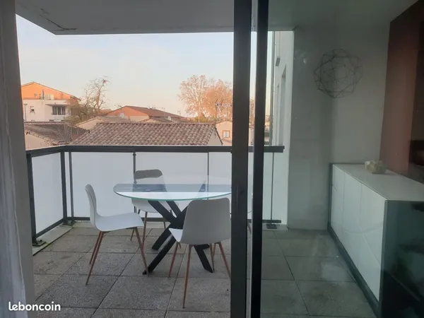 T2 45m² Croix Daurade balcon + parking