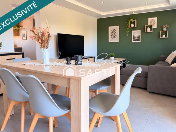 Superbe appartement de 85 m² rénové à neuf avec balcon et cave