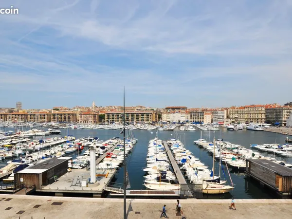 Marseille 1er - vieux-port - t3 meublé 90 m²