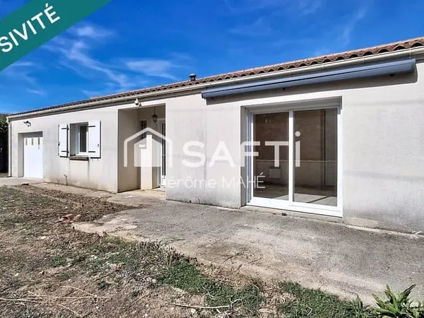 Pavillon plai-pied 3 chambres + garage !