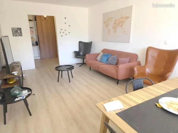 Appartement F5 91 m², 4 chambres, entièrement meublé, refait à neuf en 2022