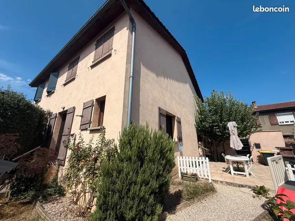 Maison 3 chambres avec jardin