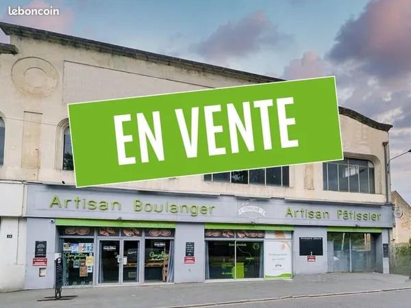 Fonds de commerce boulangerie 149 m²