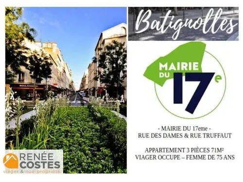 Viager 3 pièces 71 m²