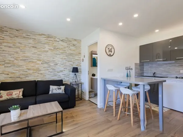 Appartement 2 pièces rénové au pied des pistes