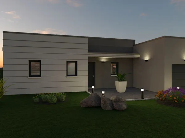 Terrain + maison 84 m²