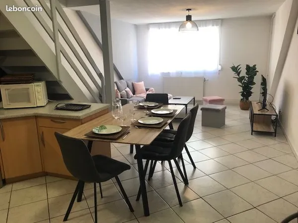 Appartement F3 meublé avec place de parking à Belfort