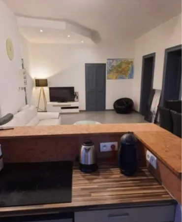 Grand appartement terrain et balcon