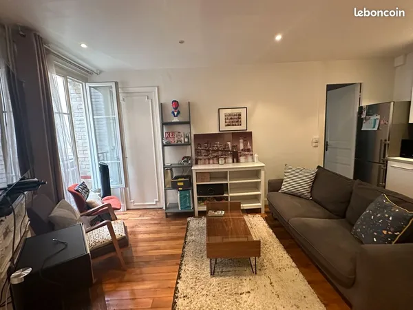 T2 meublé 39 m² - Coeur Gambetta - Calme sur cour - Très bien équipé