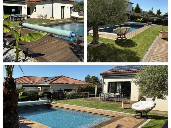 Maison contemporaine T4 avec piscine