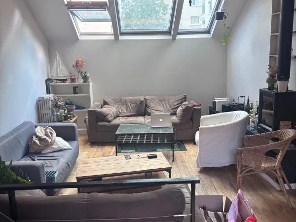 Loue chambre en colocation dans maison - 110 m² - Mairie de Clichy