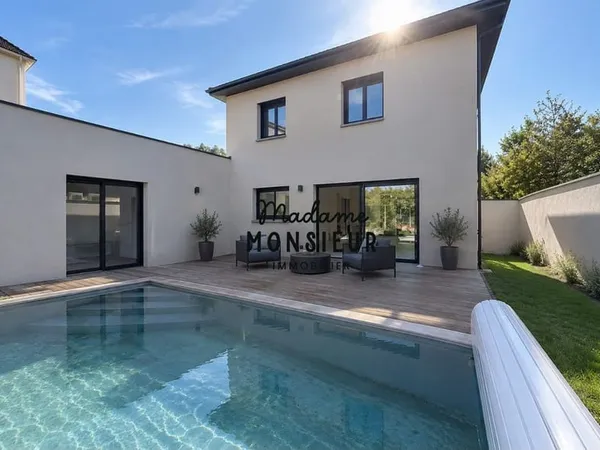 Villa contemporaine 4 chambres avec piscine