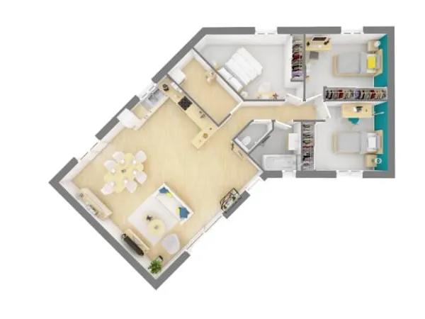 Maison neuve 5 pièces 100 m²