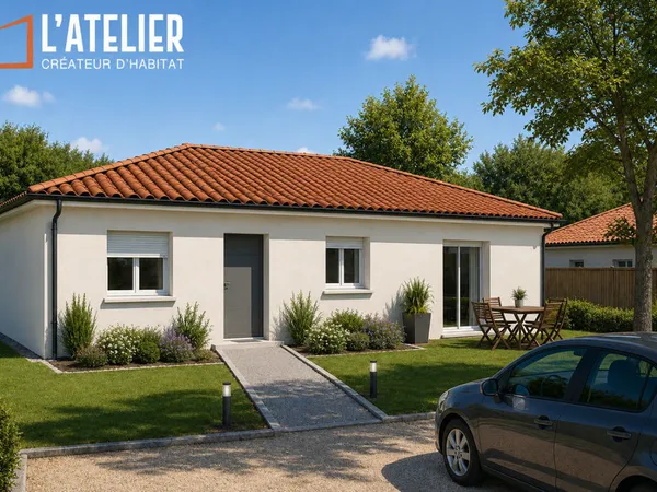 Maison sur terrain à Commensacq