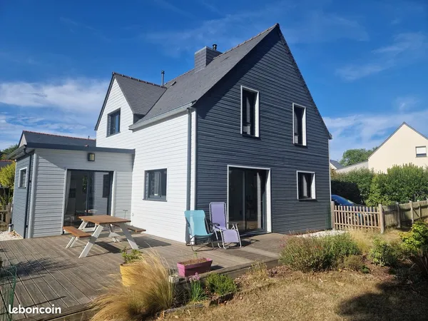 A vendre charmante maison ossature bois de 95 m2 sur un terrain de 761 m2