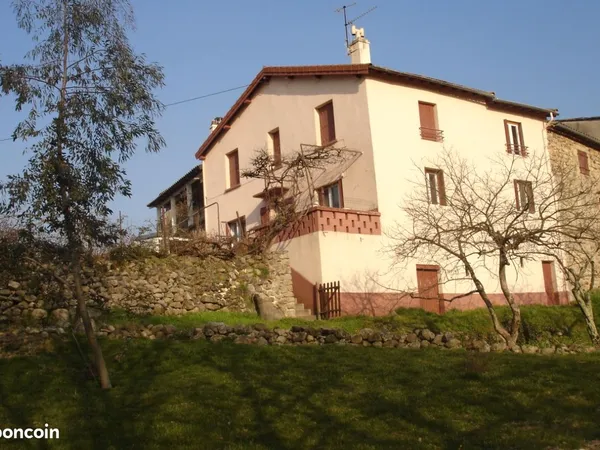 Maison Dunieres sur Eyrieux/garage constructible/30 mn de Valence