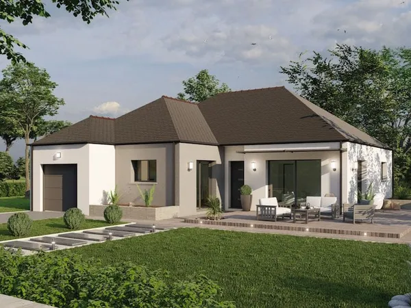 Terrain + maison 104 m²