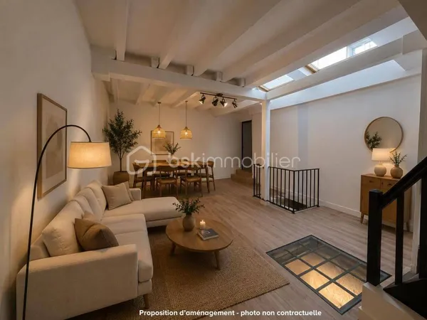 Maison de ville 3 pièces 74 m²