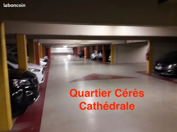 Cérès-cathédrale parking à horaire partagé à louer dans résidence privée