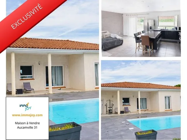 Maison T4 avec piscine et dépendance Aucamville