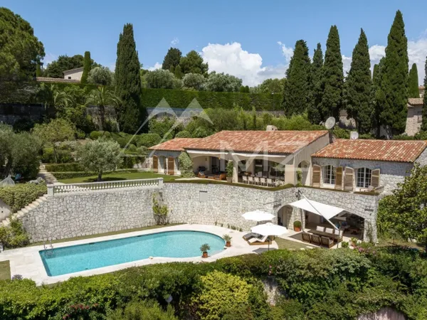 Mougins - À pied du village, vue panoramique mer - 5 chambres