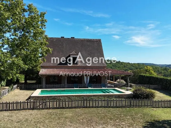 Maison de campagne avec piscine