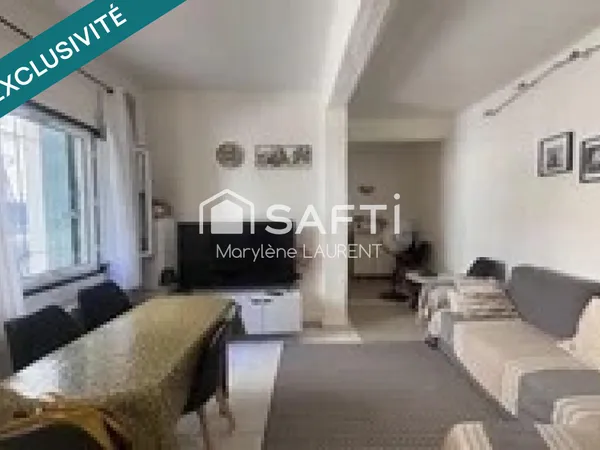 Appartement en rdc 1 chambre avec extérieur