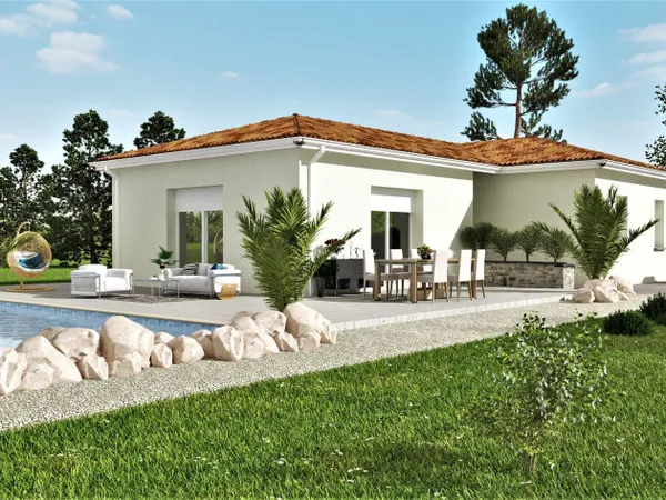Terrain + maison 4 pièces 90 m²