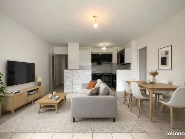Lyon 3 - T2 avec balcon et garage fermé