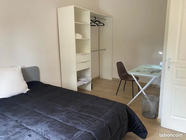 Colocation chambre meublé