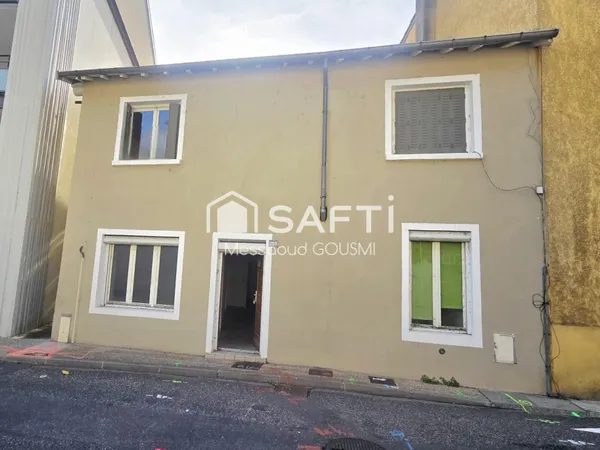 Maison de village de 157 m² - 5 chambres - Jardin arboré et atelier