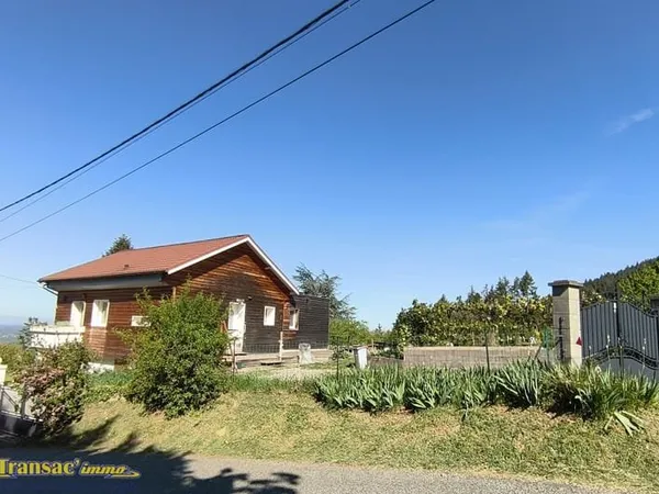 Maison ossature bois type F4 de 110m2 avec terrasse, terrain