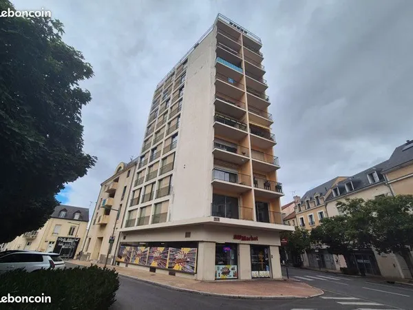 🔥 MONTLUÇON - APPARTEMENT 72,5 m² / 2 CHAMBRES / BALCON / ASCENSEUR - 28 000 - ÉCHANGE POSSIBLE 🔄