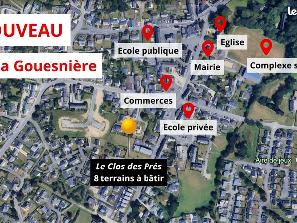 Terrain à bâtir 231 m² à LA GOUESNIERE (35350)