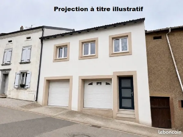 KIRSCH LES SIERCK, Maison , 3 chambres, garage et jardin