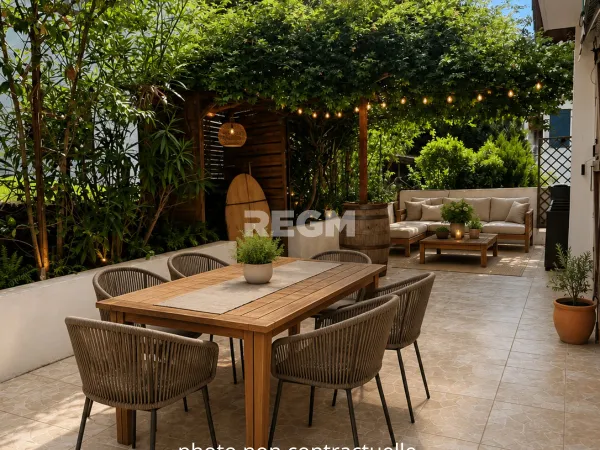 CIBOURE - Appartement T4 traversant de 87m2 avec Terrasse de