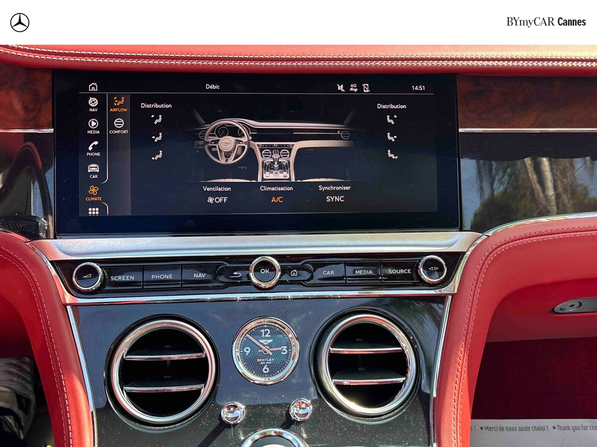 Bentley Continental GTC V8 4.0 550 ch BVA — photo 20
