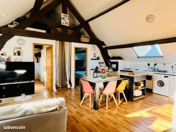 Appartement T3 + mezzanine - 54 m² - non meublé - Ghyvelde