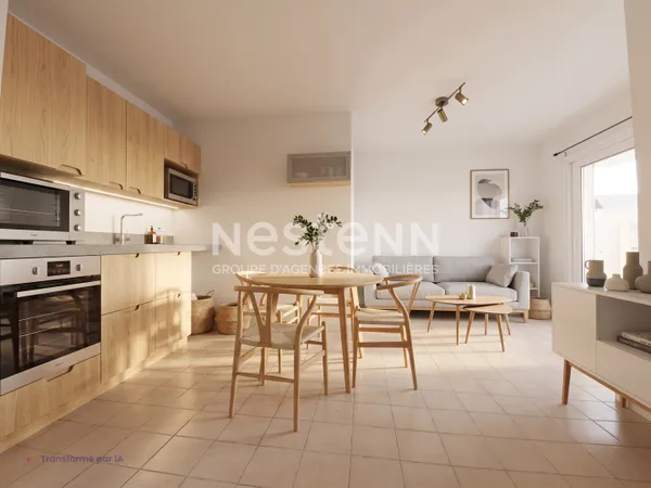 Appartement Vannes à vendre à Vannes 2 pièces avec Jardin quartier Tohannic