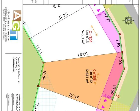 Vente de terrain à construire