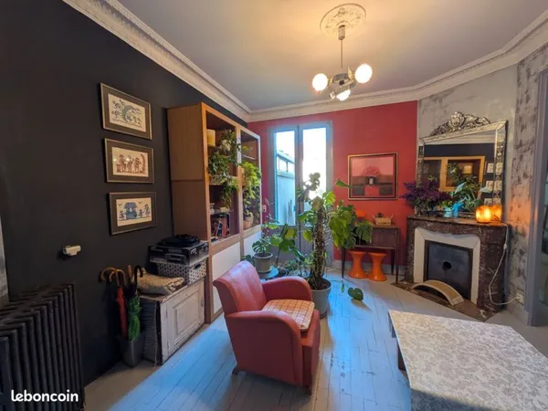 Maison quartier de France avec jardin