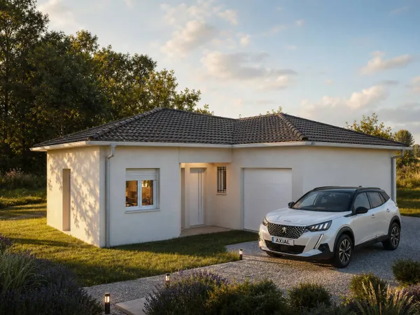 Terrain + maison 90 m²