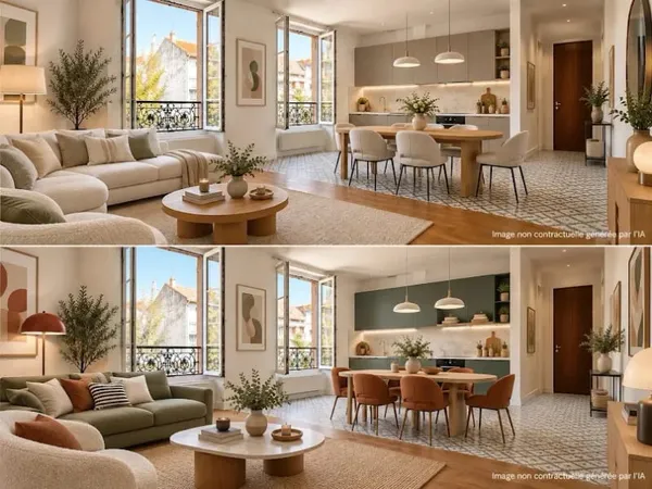 Appartement 3 pièces 52 m²