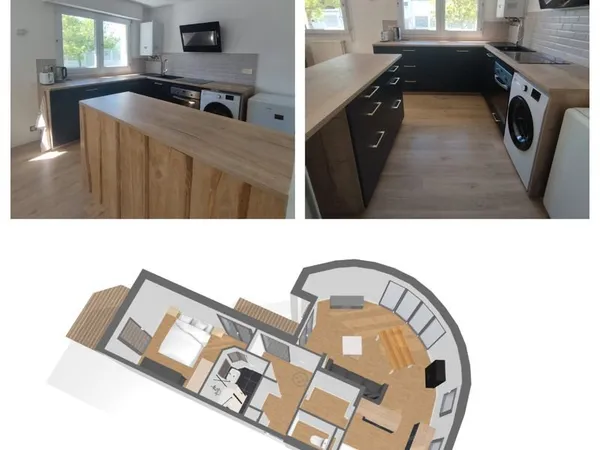 Appartement T2 lumineux avec balcon + terrasse - Cleunay (Rennes)